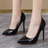 Elegant Plus Size Stiletto Pumps for Women - Pointed Toe Party Shoes